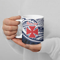 Kingdom of Uvea 1860-1886 Personalized Ceramic Mug Wallis and Futuna Polynesian Tribal Pattern LT9 - Polynesian Pride