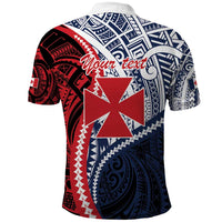 Kingdom of Uvea 1860-1886 Personalized Polo Shirt Wallis and Futuna Polynesian Tribal Pattern LT9 - Polynesian Pride