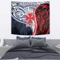 Kingdom of Uvea 1860-1886 Personalized Tapestry Wallis and Futuna Polynesian Tribal Pattern LT9 - Polynesian Pride