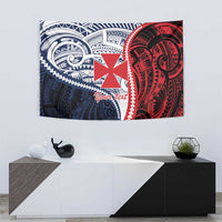 Kingdom of Uvea 1860-1886 Personalized Tapestry Wallis and Futuna Polynesian Tribal Pattern LT9 - Polynesian Pride