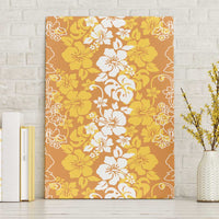 Hawaiian Lei Day Canvas Wall Art Gold Hibiscus Flowers Lei Art LT9 Without Frame Gold - Polynesian Pride