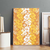 Hawaiian Lei Day Canvas Wall Art Gold Hibiscus Flowers Lei Art LT9 - Polynesian Pride