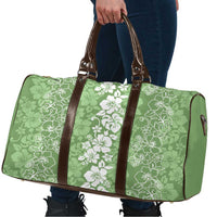 Hawaiian Lei Day Travel Bag Green Hibiscus Flowers Lei Art LT9 - Polynesian Pride