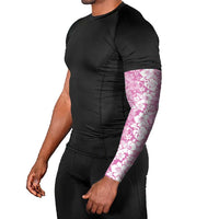 Hawaiian Lei Day Arm Sleeves Pink Hibiscus Flowers Lei Art LT9 - Polynesian Pride