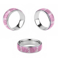 Hawaiian Lei Day Classic Ring Pink Hibiscus Flowers Lei Art LT9 - Polynesian Pride