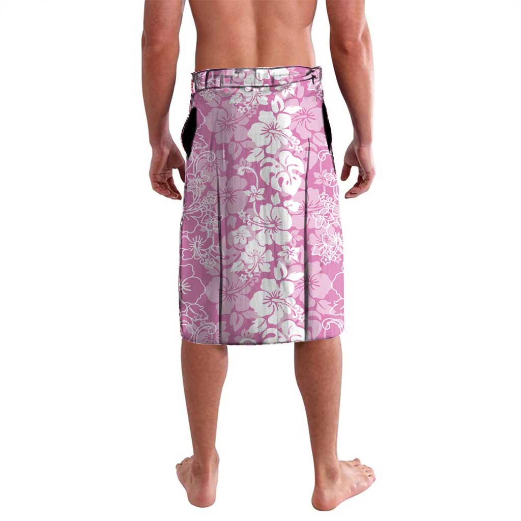 Hawaiian Lei Day Lavalava Pink Hibiscus Flowers Lei Art LT9 - Polynesian Pride