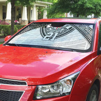 Flying Fijians Pacific Fiji Rugby Custom Auto Sun Shade Polynesian Pattern LT9 - Polynesian Pride