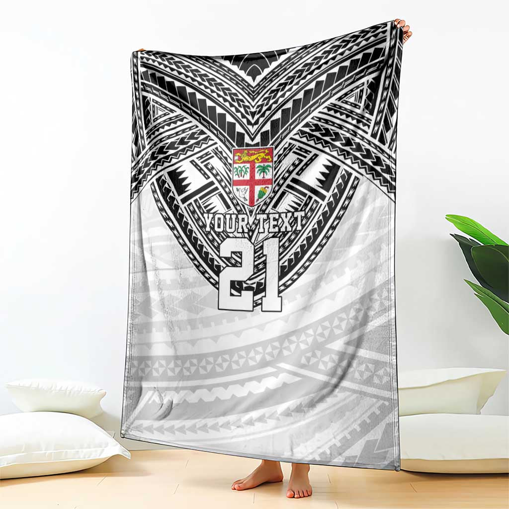 Flying Fijians Pacific Fiji Rugby Custom Blanket Polynesian Pattern LT9 - Polynesian Pride