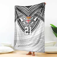 Flying Fijians Pacific Fiji Rugby Custom Blanket Polynesian Pattern LT9 - Polynesian Pride