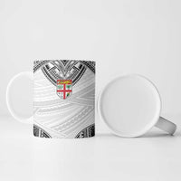 Flying Fijians Pacific Fiji Rugby Custom Ceramic Mug Polynesian Pattern LT9 - Polynesian Pride