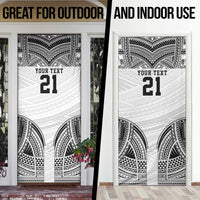 Flying Fijians Pacific Fiji Rugby Custom Door Cover Polynesian Pattern LT9 - Polynesian Pride