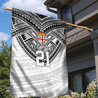 Flying Fijians Pacific Fiji Rugby Custom Garden Flag Polynesian Pattern LT9 - Polynesian Pride