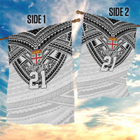 Flying Fijians Pacific Fiji Rugby Custom Garden Flag Polynesian Pattern LT9 - Polynesian Pride