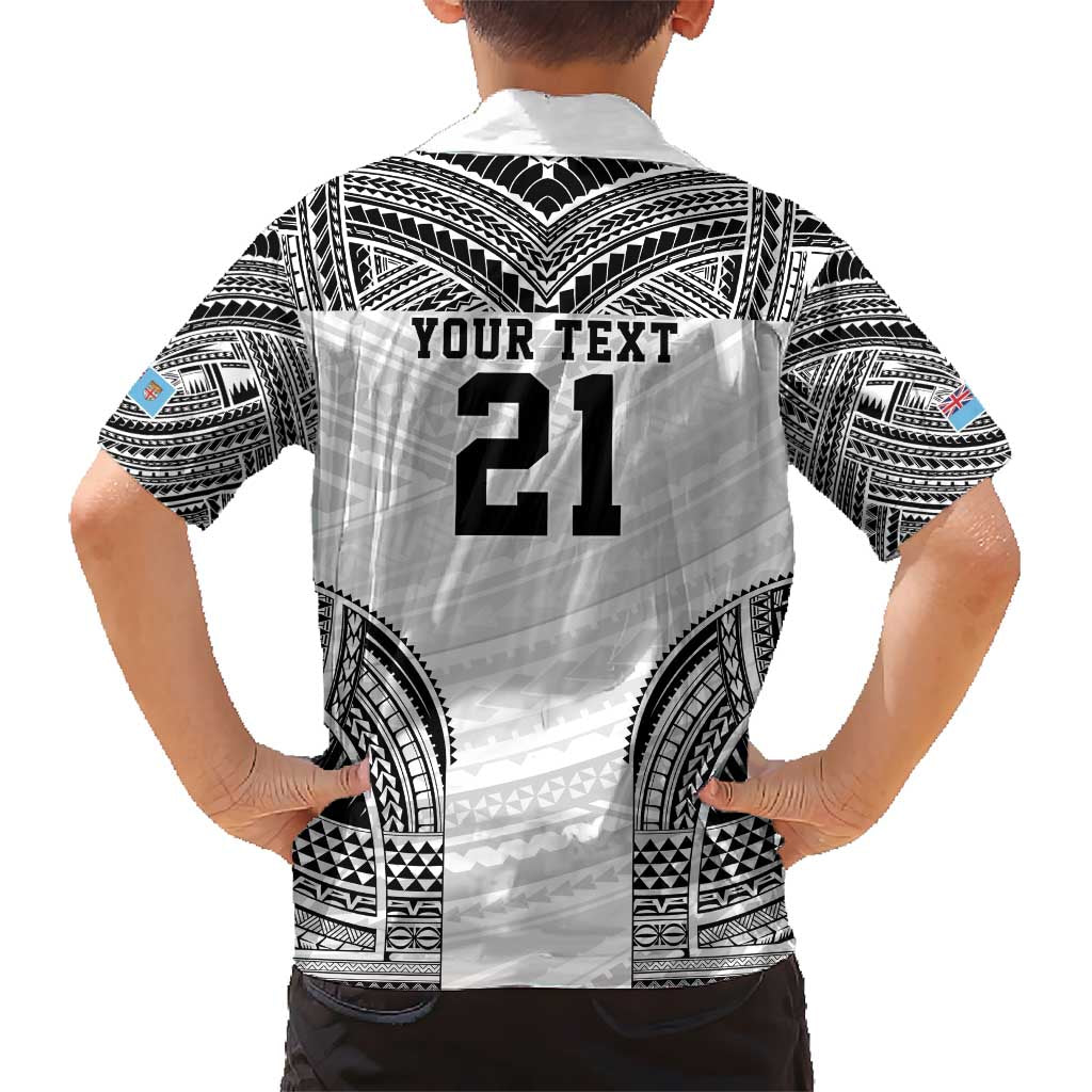 Flying Fijians Pacific Fiji Rugby Custom Kid Hawaiian Shirt Polynesian Pattern LT9 - Polynesian Pride