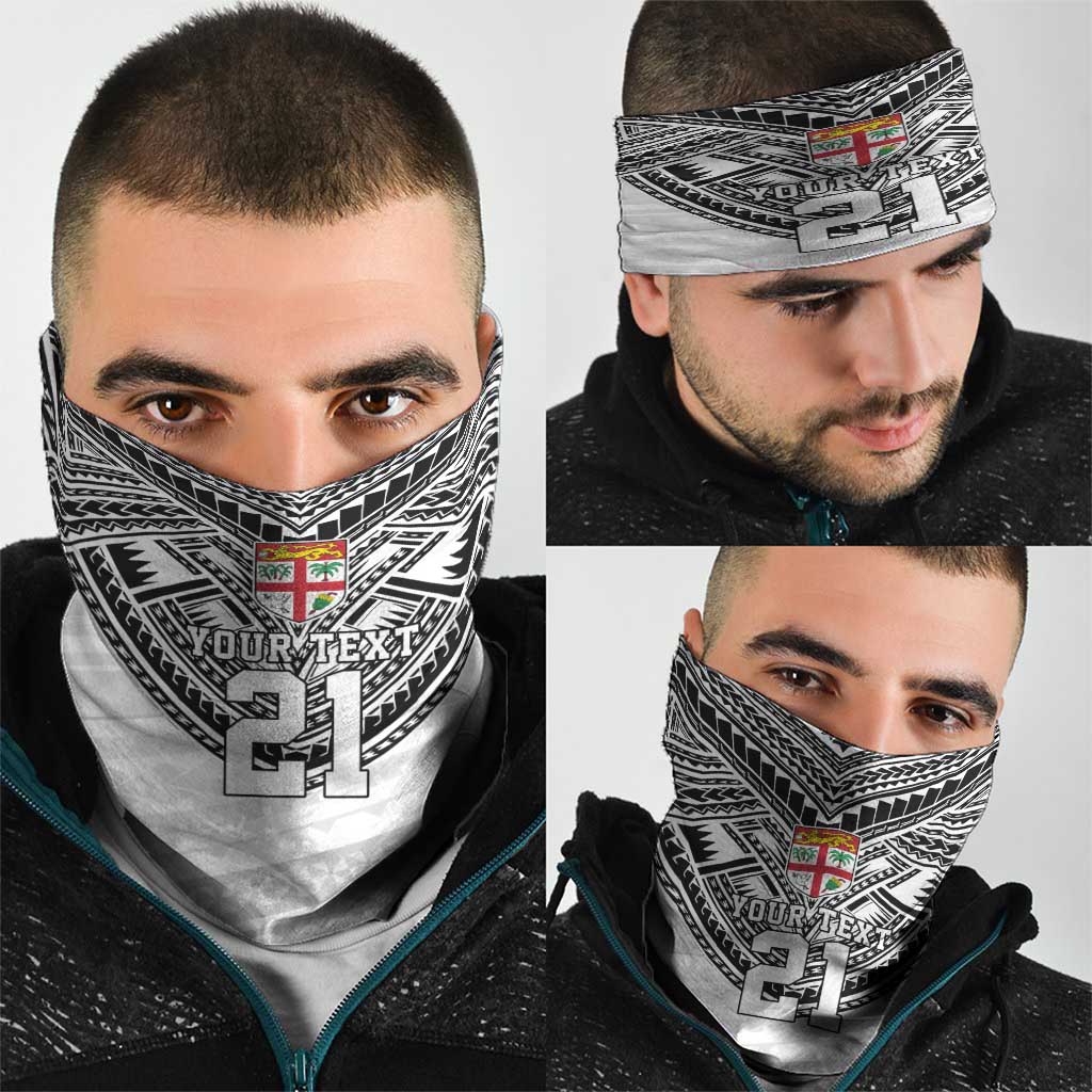 Flying Fijians Pacific Fiji Rugby Custom Neck Gaiter Polynesian Pattern LT9 - Polynesian Pride