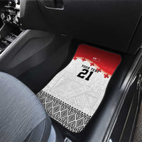 Ikale Tahi Pacific Tonga Rugby Custom Car Mats Tongan Ngatu with Flag Pattern LT9 - Polynesian Pride
