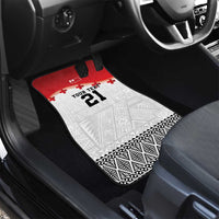 Ikale Tahi Pacific Tonga Rugby Custom Car Mats Tongan Ngatu with Flag Pattern LT9 - Polynesian Pride