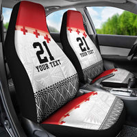 Ikale Tahi Pacific Tonga Rugby Custom Car Seat Cover Tongan Ngatu with Flag Pattern LT9 - Polynesian Pride