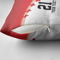 Ikale Tahi Pacific Tonga Rugby Custom Pillow Cover Tongan Ngatu with Flag Pattern LT9 - Polynesian Pride