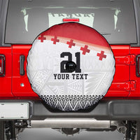 Ikale Tahi Pacific Tonga Rugby Custom Spare Tire Cover Tongan Ngatu with Flag Pattern LT9 - Polynesian Pride