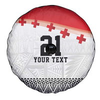 Ikale Tahi Pacific Tonga Rugby Custom Spare Tire Cover Tongan Ngatu with Flag Pattern LT9 - Polynesian Pride