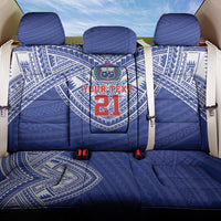 Manu Samoa Pacific Samoa Rugby Custom Back Car Seat Cover Polynesian Pattern LT9 One Size Blue - Polynesian Pride