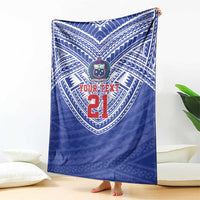Manu Samoa Pacific Samoa Rugby Custom Blanket Polynesian Pattern LT9 - Polynesian Pride