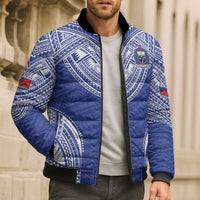 Manu Samoa Pacific Samoa Rugby Custom Bomber Puffer Jacket Polynesian Pattern LT9 - Polynesian Pride