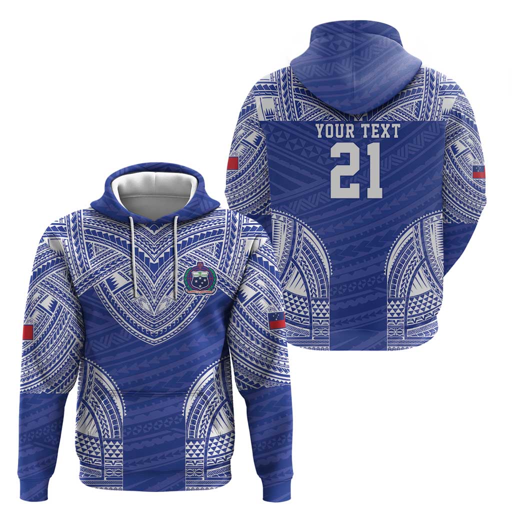 Manu Samoa Pacific Samoa Rugby Custom Hoodie Polynesian Pattern LT9 - Polynesian Pride