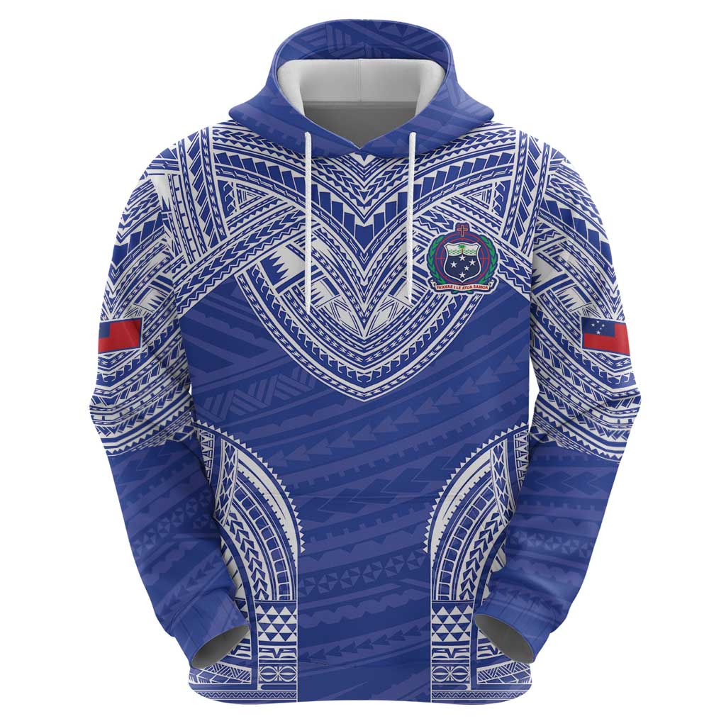 Manu Samoa Pacific Samoa Rugby Custom Hoodie Polynesian Pattern LT9 - Polynesian Pride