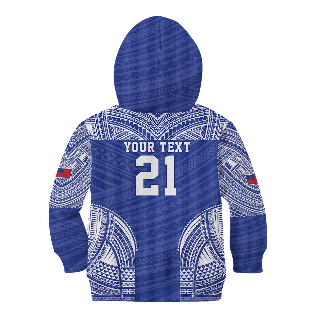 Manu Samoa Pacific Samoa Rugby Custom Kid Hoodie Polynesian Pattern LT9 - Polynesian Pride