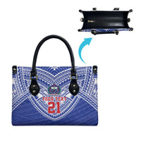 Manu Samoa Pacific Samoa Rugby Custom Leather Bag Polynesian Pattern LT9 - Polynesian Pride