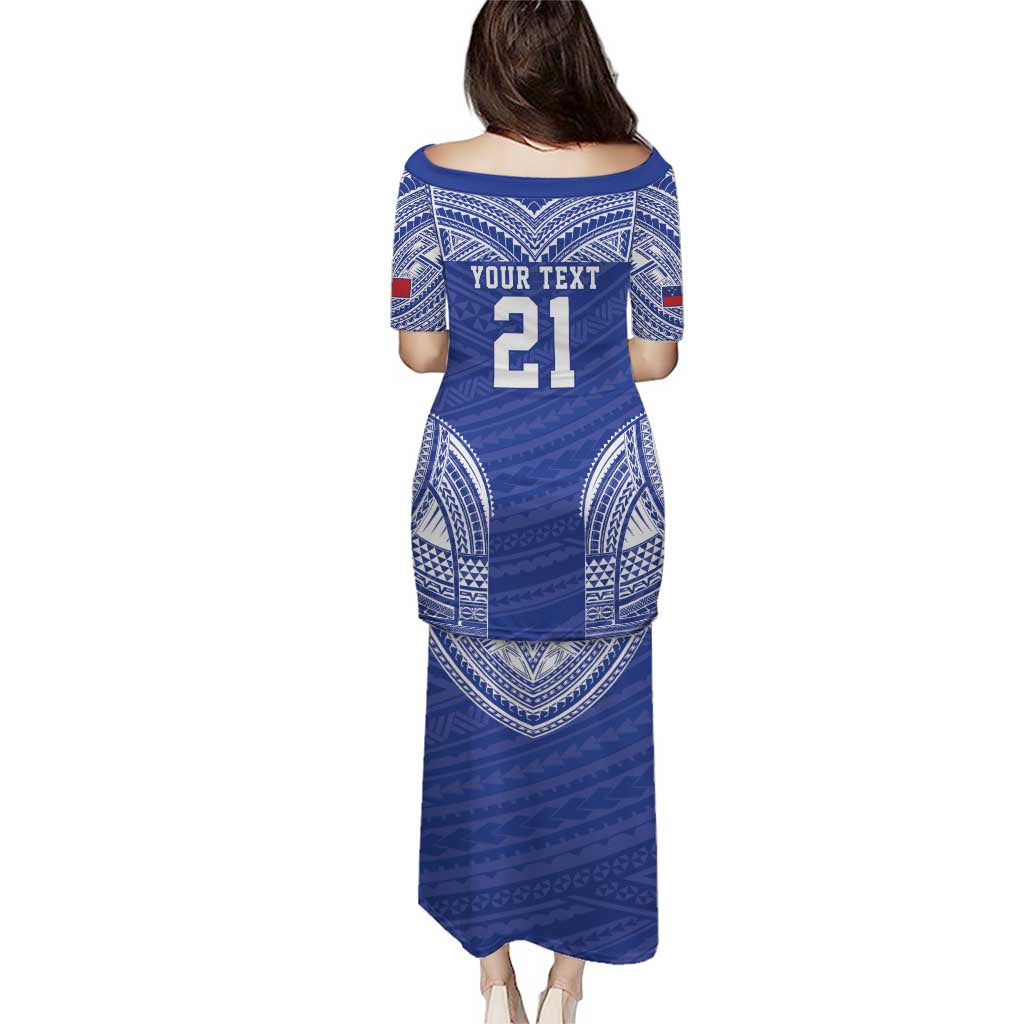 Manu Samoa Pacific Samoa Rugby Custom Puletasi Polynesian Pattern LT9 - Polynesian Pride