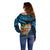 Fiji Islands Off Shoulder Sweater With Polynesian Tribal Happy National Day LT9 - Polynesian Pride