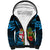 Fiji Islands Sherpa Hoodie With Polynesian Tribal Happy National Day LT9 Unisex Blue - Polynesian Pride