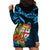 Custom Fiji Islands Hoodie Dress With Polynesian Tribal Happy National Day LT9 - Polynesian Pride