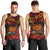 PNG Remembrance Day Men Tank Top Polynesian Tribal and Poppy LT9 - Polynesian Pride