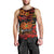 Custom PNG Remembrance Day Men Tank Top Polynesian Tribal and Poppy LT9 - Polynesian Pride