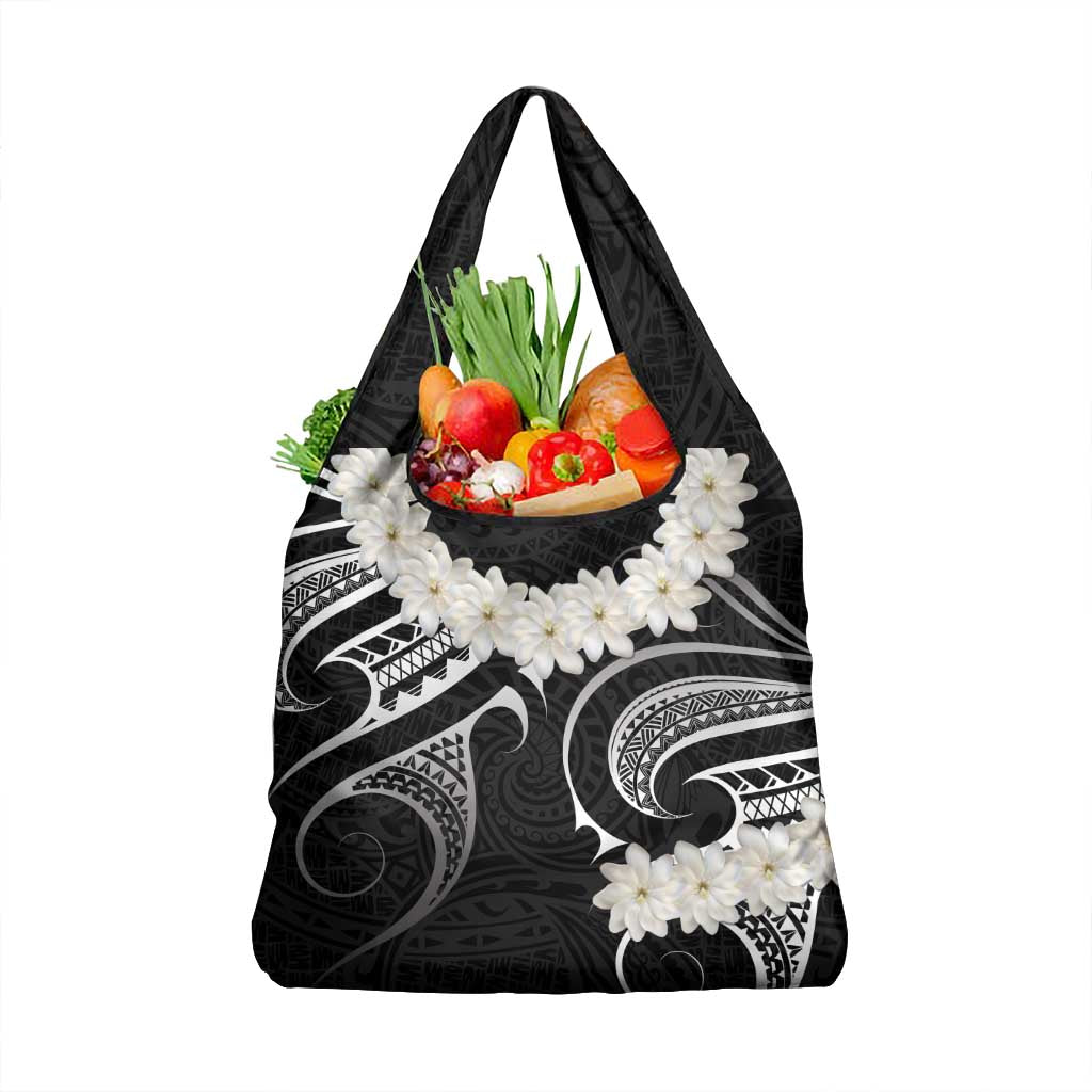 White Sunday Tokelau Gardenia Thunbergia Grocery Bag Fakamalo Atu Kia Te Koutou Uma