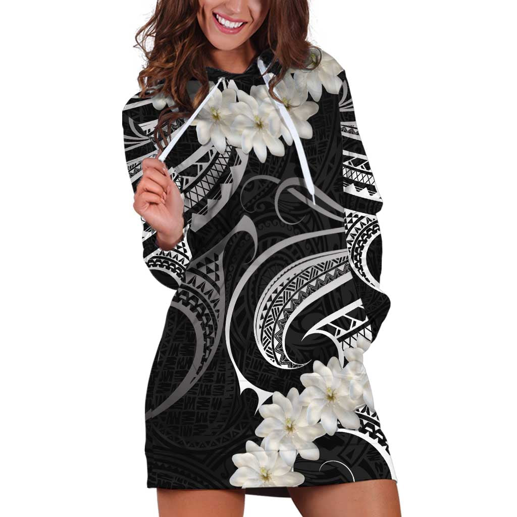 White Sunday Tokelau Gardenia Thunbergia Hoodie Dress Fakamalo Atu Kia Te Koutou Uma