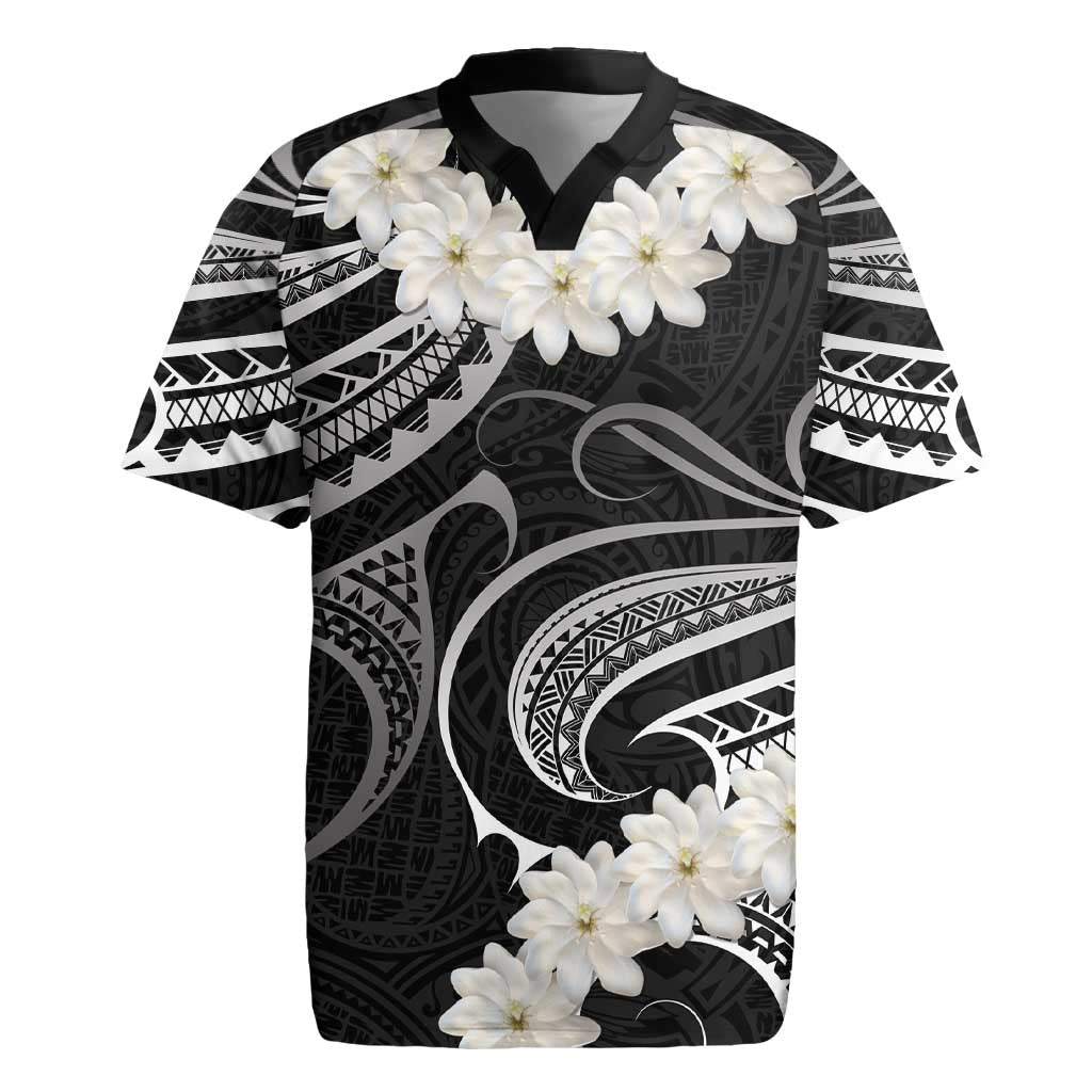 White Sunday Tokelau Gardenia Thunbergia Rugby Jersey Fakamalo Atu Kia Te Koutou Uma