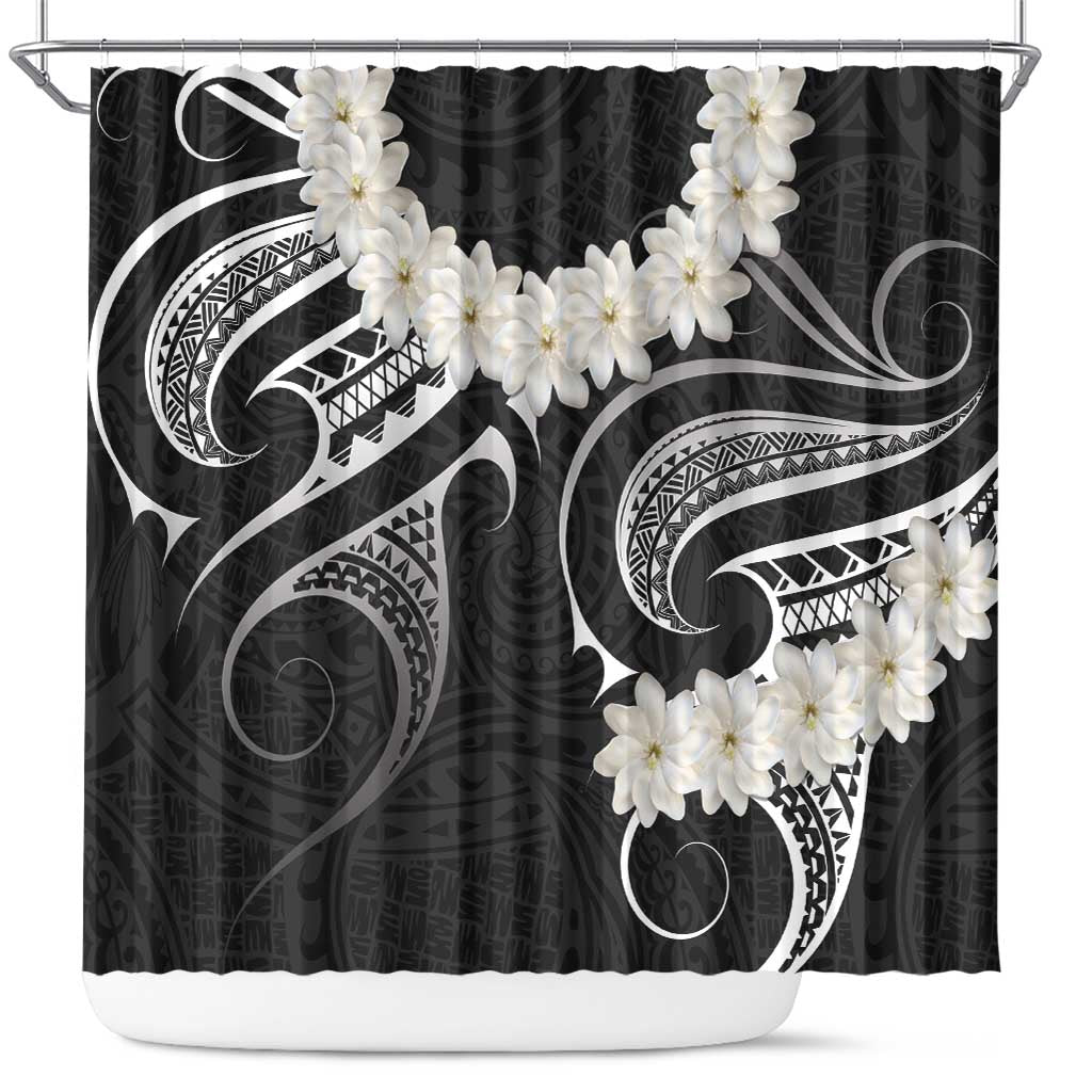 White Sunday Tokelau Gardenia Thunbergia Shower Curtain Fakamalo Atu Kia Te Koutou Uma