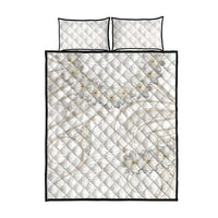 Tokelau Gardenia Thunbergia Quilt Bed Set Polynesian Art Vibe LT9 - Polynesian Pride
