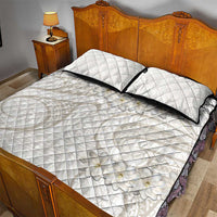 Tokelau Gardenia Thunbergia Quilt Bed Set Polynesian Art Vibe LT9 - Polynesian Pride