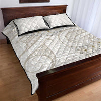 Tokelau Gardenia Thunbergia Quilt Bed Set Polynesian Art Vibe LT9 - Polynesian Pride
