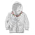 Manuia le Aso Sa o Tamaiti Tonga Kid Hoodie White Sunday Heilala Lei