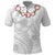 Manuia le Aso Sa o Tamaiti Tonga Polo Shirt White Sunday Heilala Lei