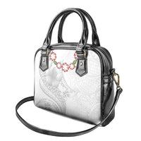 Manuia le Aso Sa o Tamaiti Tonga Shoulder Handbag White Sunday Heilala Lei LT9 - Polynesian Pride