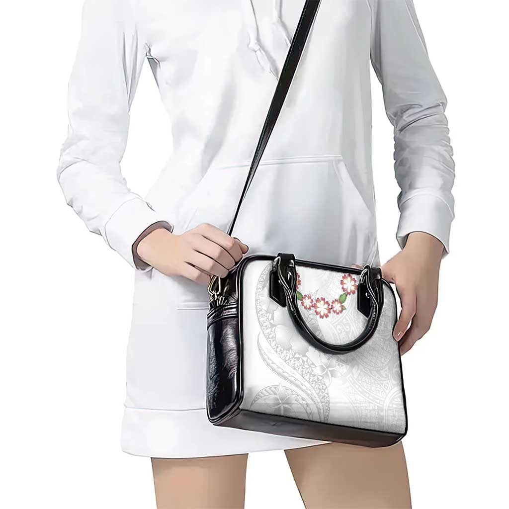 Manuia le Aso Sa o Tamaiti Tonga Shoulder Handbag White Sunday Heilala Lei LT9 - Polynesian Pride