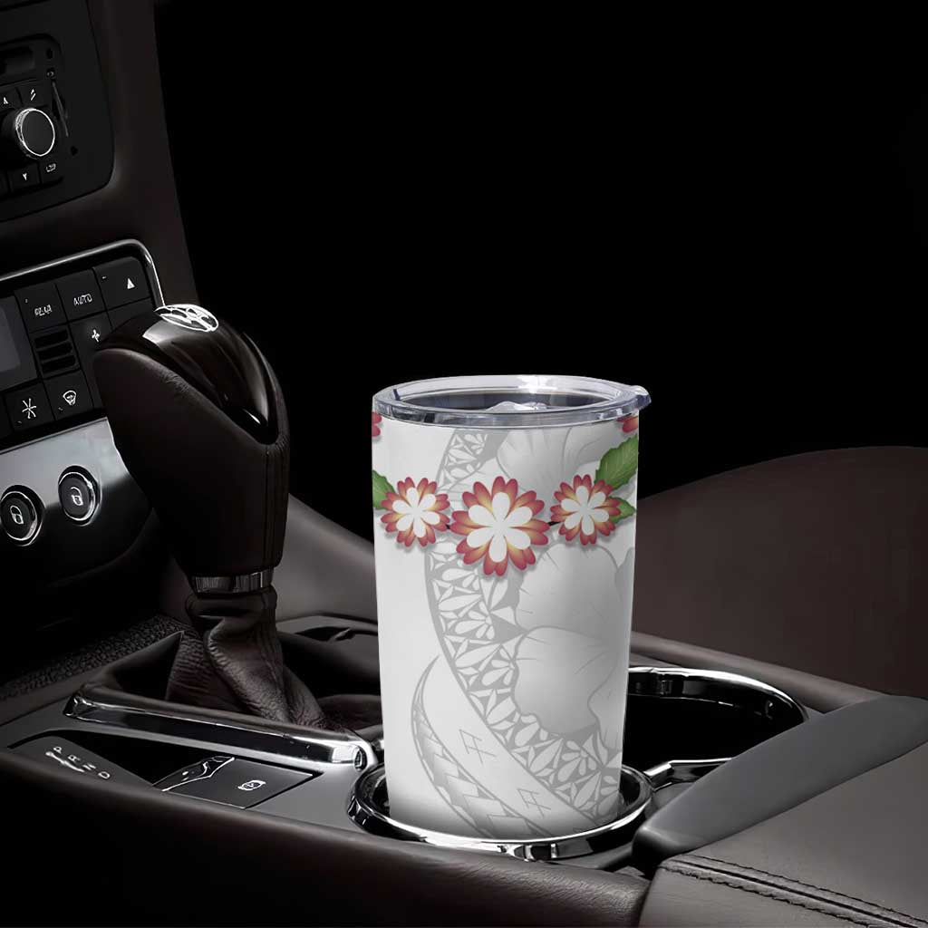 Manuia le Aso Sa o Tamaiti Tonga Tumbler Cup White Sunday Heilala Lei LT9 - Polynesian Pride